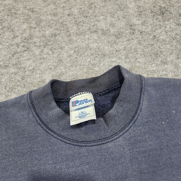 Pro Player Navy and Yellow Michigan Wolverines Sweatshirt - Picture 5 of 14